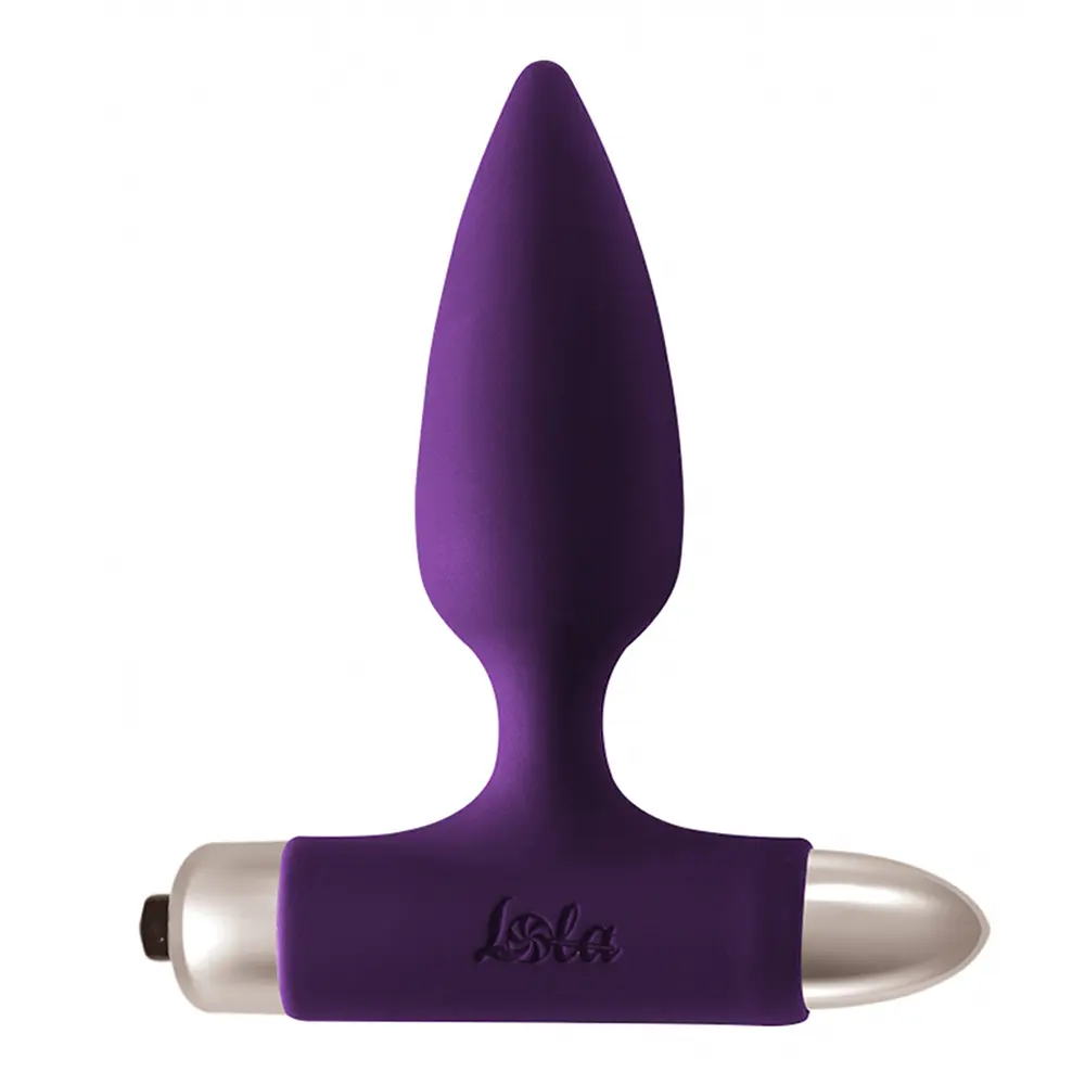 Анальна пробка з вібрацією Lola Games Glory 11 см (фіолетовий) - фото 2