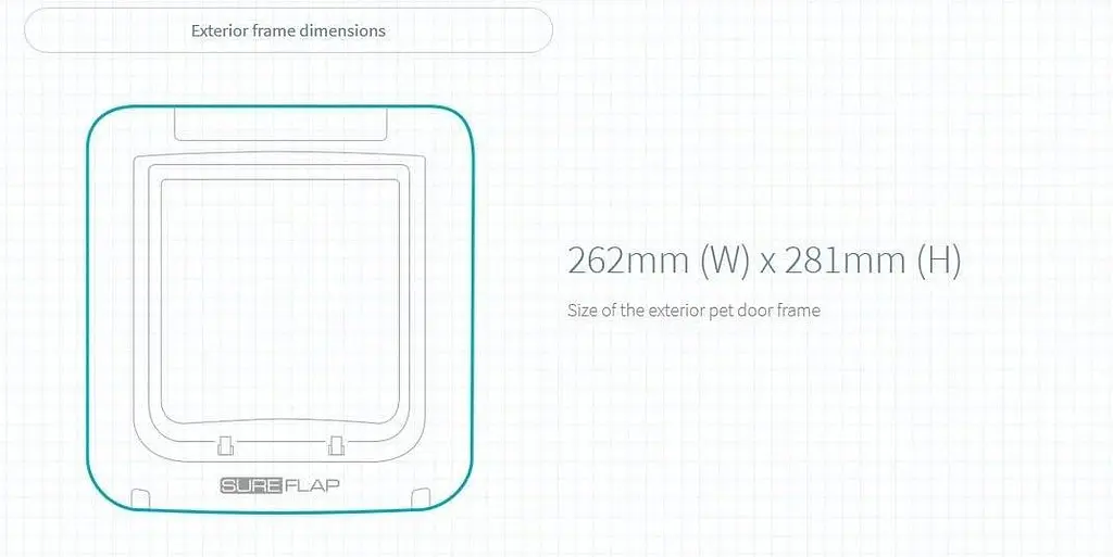 Дверца для кошек и мелких собак Sure Petcare SureFlap с микрочипом и таймером комендантского часа, совместимая с RFID-метками - фото 6