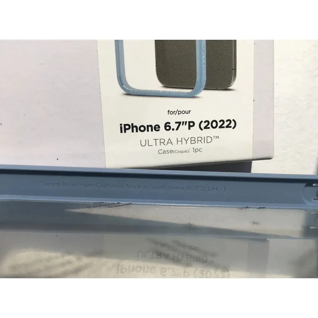 Оригінальний протиударний чохол Spigen Ultra Hybrid для iPhone 14 Pro Max Sierra Blue ACS04820 прозорий - фото 2