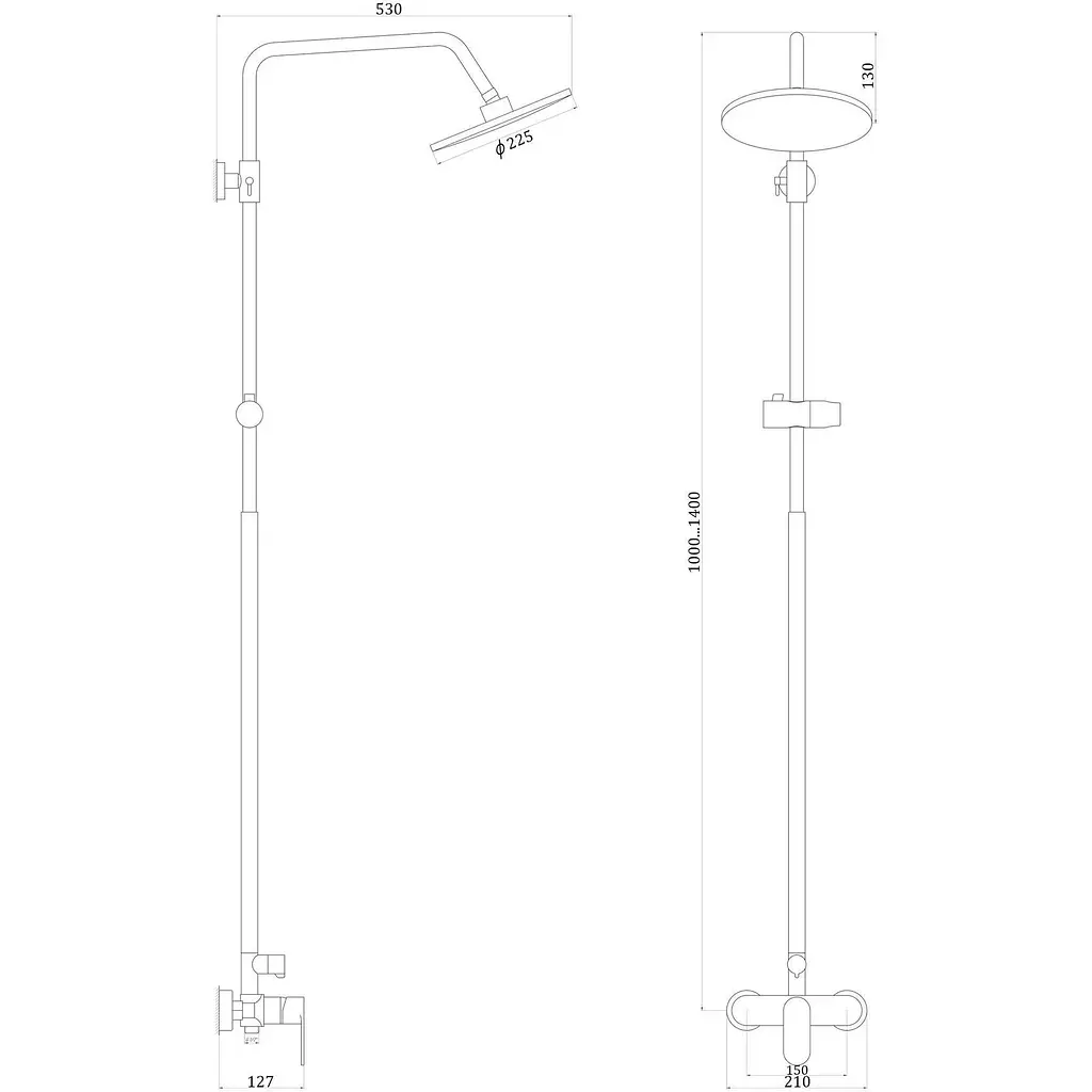 Душевая система Globus Lux GLO-0005 - фото 5