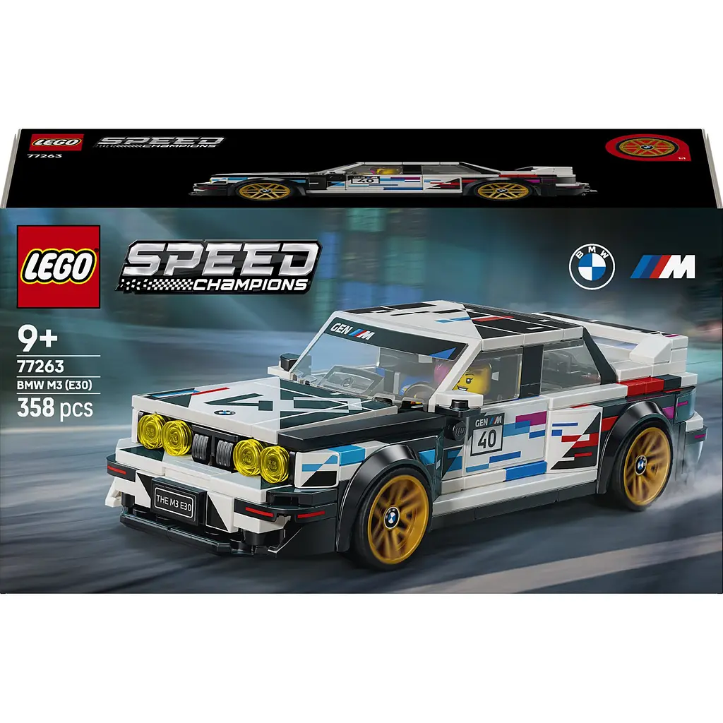 Конструктор LEGO Speed Champions BMW M3 (E30) 358 ел. (77263) - фото 3