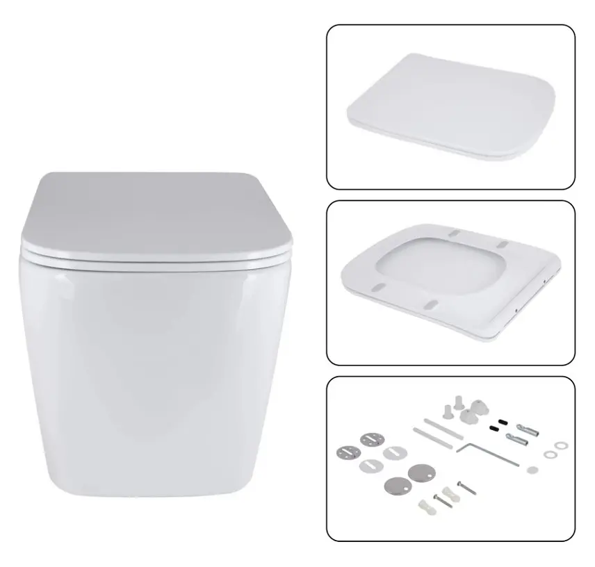 Набір Q-tap Nest 4 в 1 підвісний унітаз Tern Ultra Quiet 525x345x360 + комплект інсталяції QT17332303AW47506 - фото 6