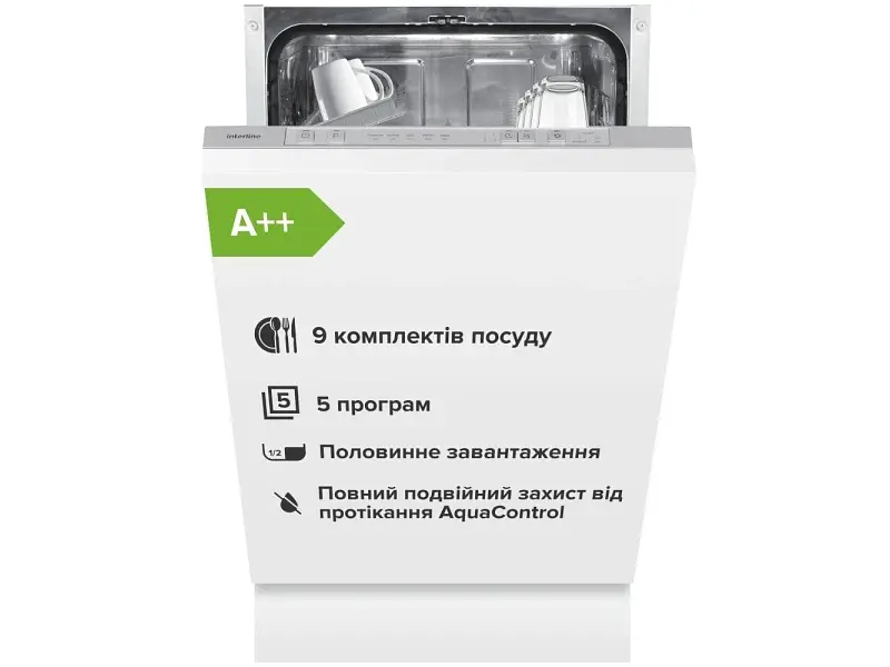 Посудомоечная машина Interline DWI 345 TSA GA++ - фото 2