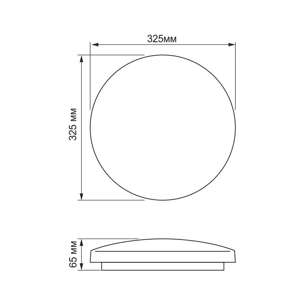 Світильник TITANUM LED 24W 5000K Орбіта (TLCL-245OR) - фото 3