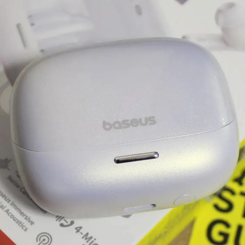 Бездротові навушники TWS OS Bowie M2s Pro (A00051801) Moon White Baseus teh0030056 - фото 5