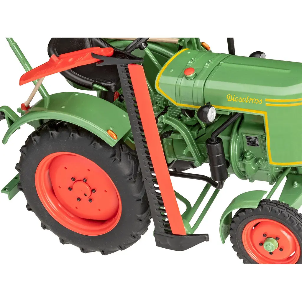 Збірна модель Revell Трактор Fendt F20 Dieselroß рівень 2 масштаб 1:24, 91 деталь (RVL-07822) - фото 7