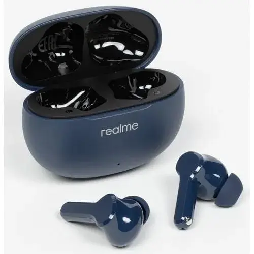 Наушники беспроводные Realme Buds T110 в кейсе (RMA2306) синие RMA2306-blue - фото 3