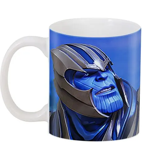 Кружка GeekLand Thanos Танос перчатка 330 мл белая - фото 3