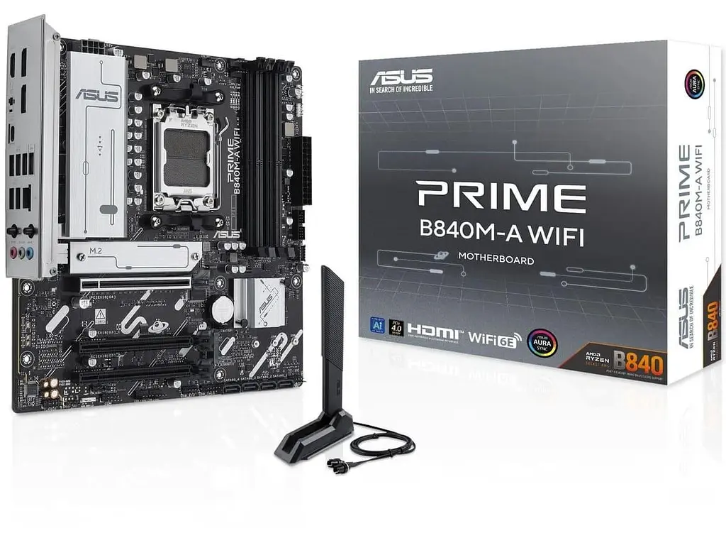 Материнська плата ASUS PRIME B840M-A WIFI (PRIME B840M-A WIFI) (Socket AM5, AMD B840, Micro-ATX) - фото 6