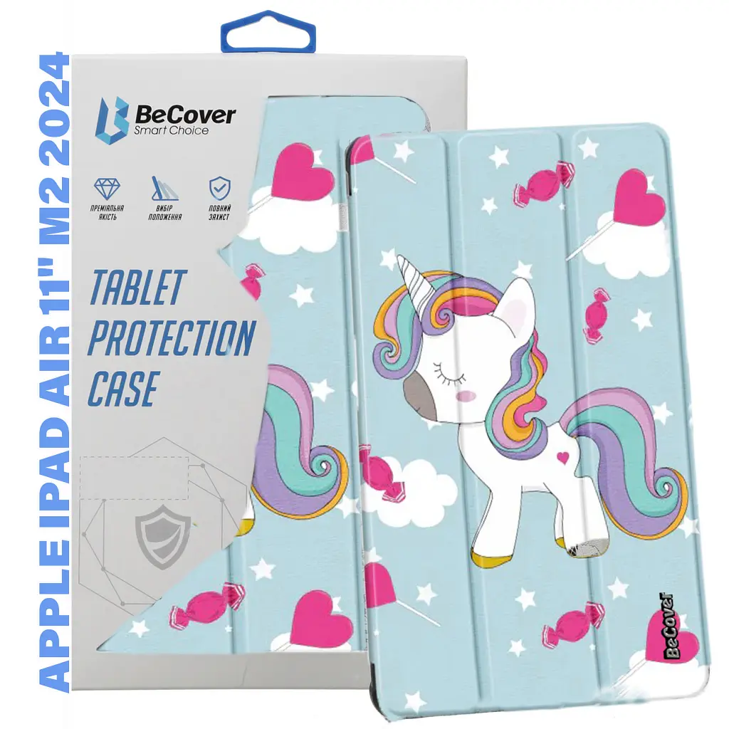 Чохол до планшета BeCover Smart Case Apple iPad Air 11" M2/M3 (2024/2025) Unicorn (711610) - фото 3
