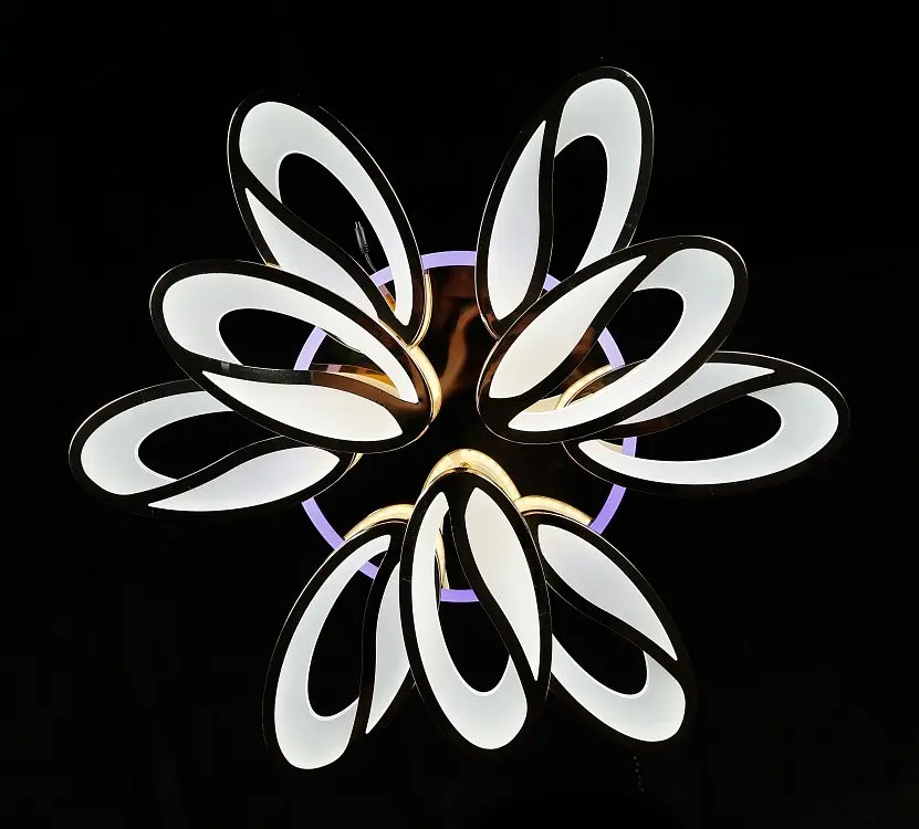 LED люстра світильник з пультом і підсвічуванням Splendid-Ray 30-3981-20 - фото 5
