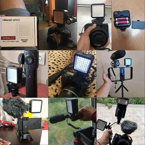 Відеосвітло Ulanzi Mini LED Video Light (0647 W49) Чорний - фото 8