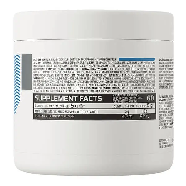 Глютамін Glutamine 300 грам Лимон OstroVit vit0006097 - фото 2