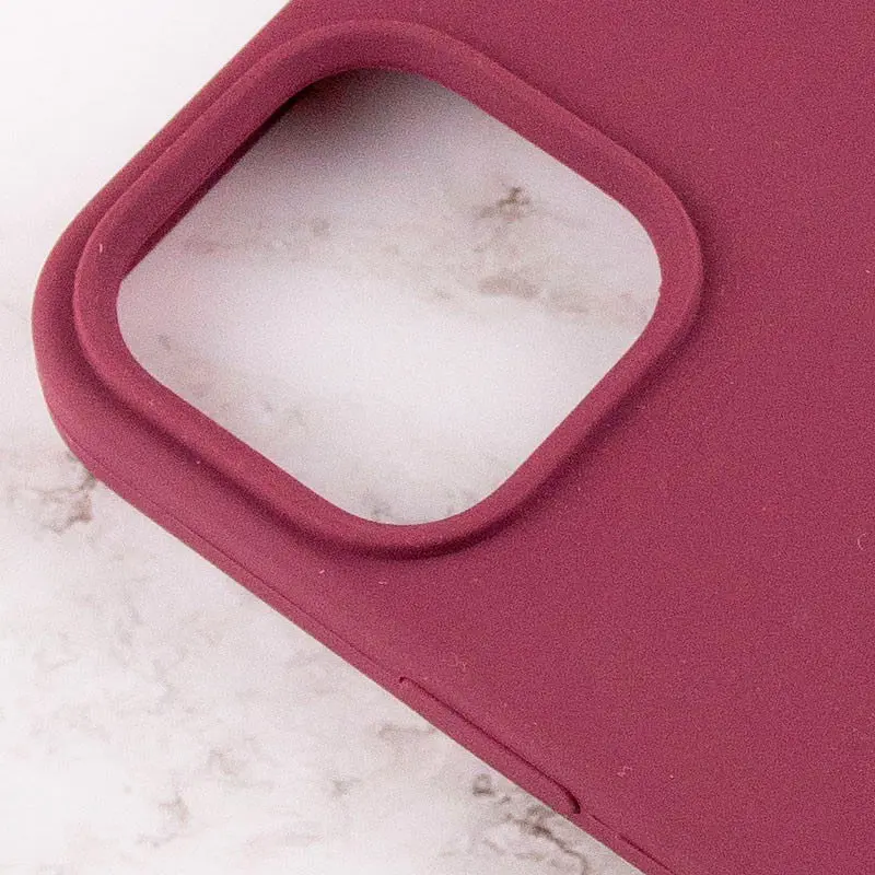 Чохол Silicone Case для Apple iPhone 15 Pro Plum AA [92770] - фото 4