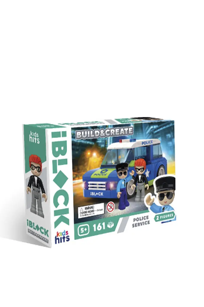 Конструктор Kids hits IBLOCK JUNIOR Поліція IBLOCK KH17/001/2 ЦБ-00264666 - фото 3