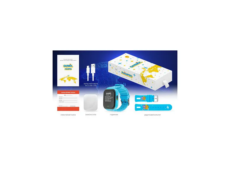 Дитячий смарт-годинник GARMIX PointPRO-100 WIFI BLUE - фото 4
