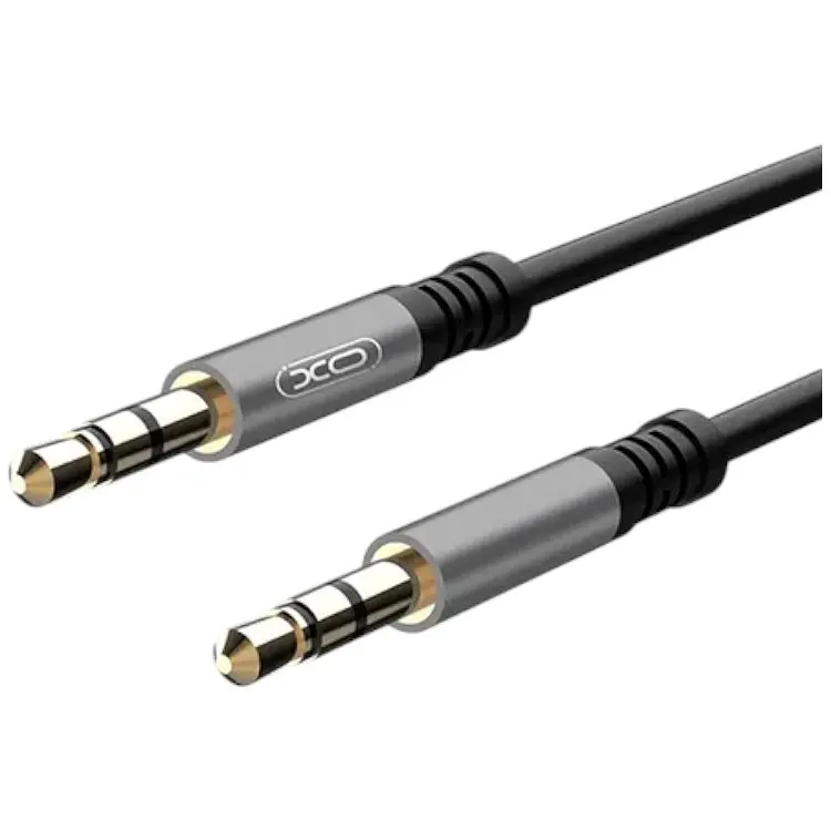 Кабель XO NB-R271 Straight PVC 3.5 to 3.5 1m AUX Black