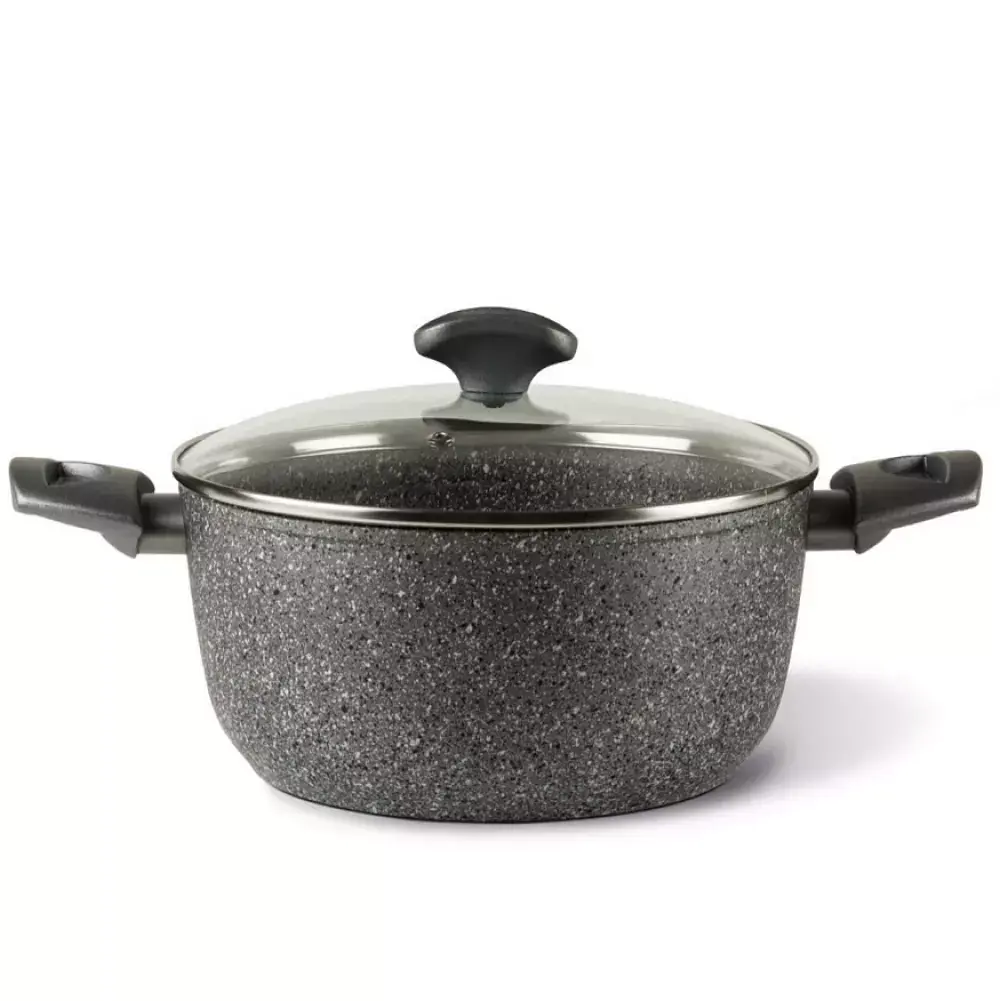 Каструля з кришкою TVS Mineralia Eco Induction 24 см 4,5 л - фото 2