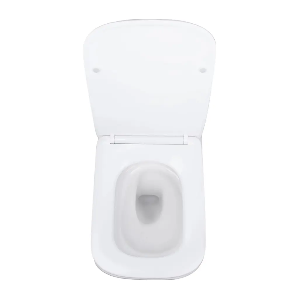 Подвесной унитаз Qtap Tern + инсталляция Qtap Nest 4 в 1 (круглая клавиша Satin), Белый - фото 6