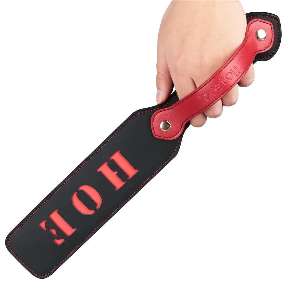 Плеть Rebellion Reign Paddle "Hoe", 38 см (чорний) - фото 11