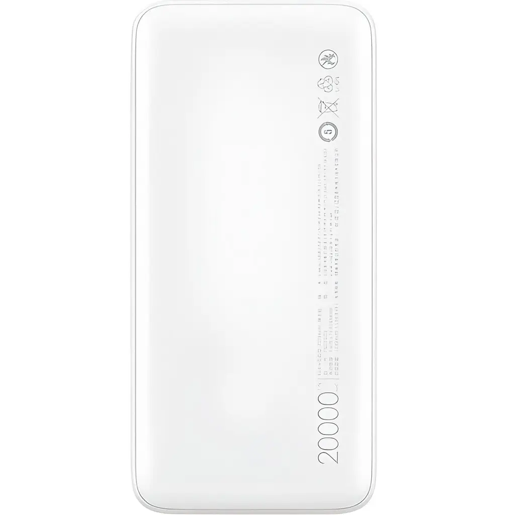 Внешний аккумулятор Redmi Power Bank 20000mAh White [VXN4265GL] [129257] - фото 3