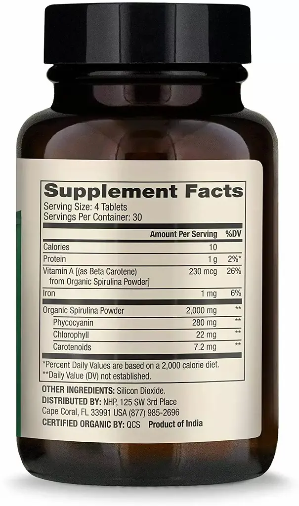 Спіруліна Dr. Mercola 2000 мг 120 таблеток - фото 2
