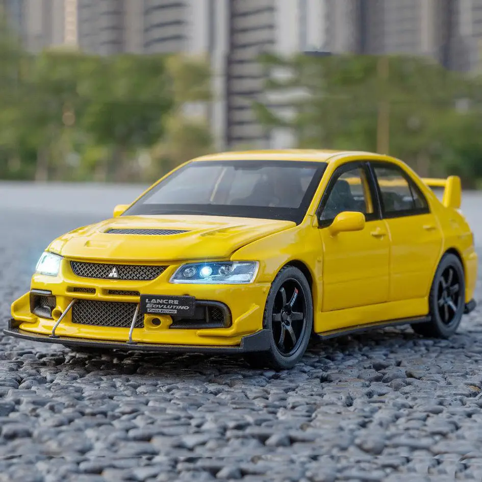 Колекційна металева модель автомобіля АвтоЕксперт Mitsubishi Lancer Evolution IX з інерцією, світлом та звуком 1:32 - фото 6