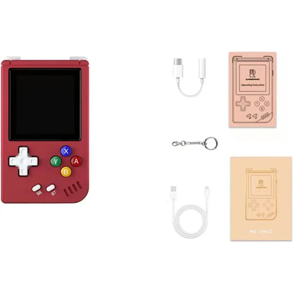 Ретро ігрова приставка Anbernic RG Nano 64GB Red [115733] - фото 5