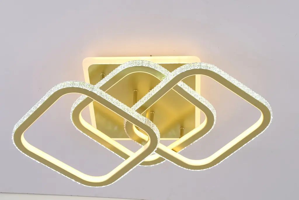 Люстра светодиодная Valeso V K29139-3 1 GD с пультом - фото 3