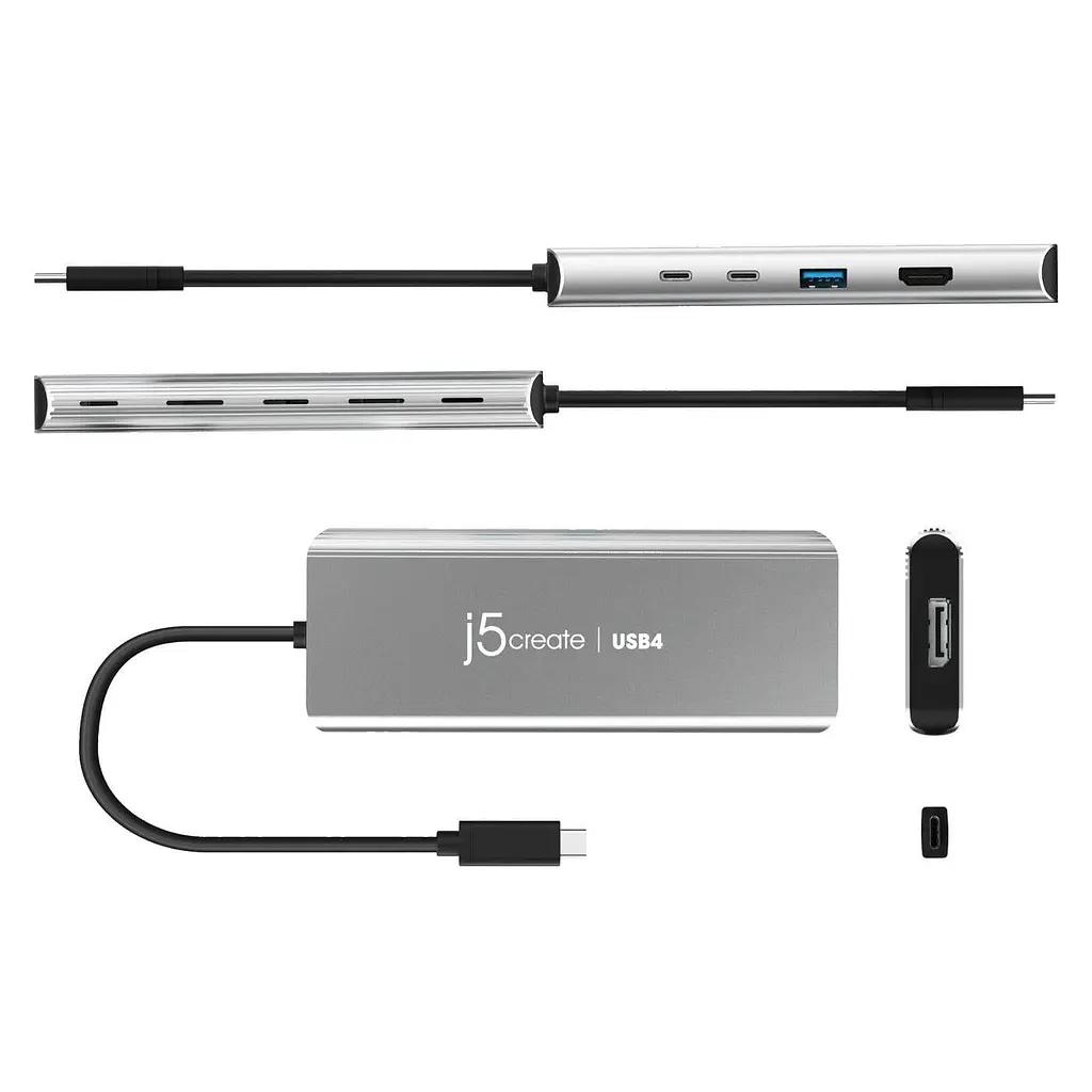 USB-Хаб j5create JCD401-N, USB-C 7-в-1 (JCD401-N) - фото 3