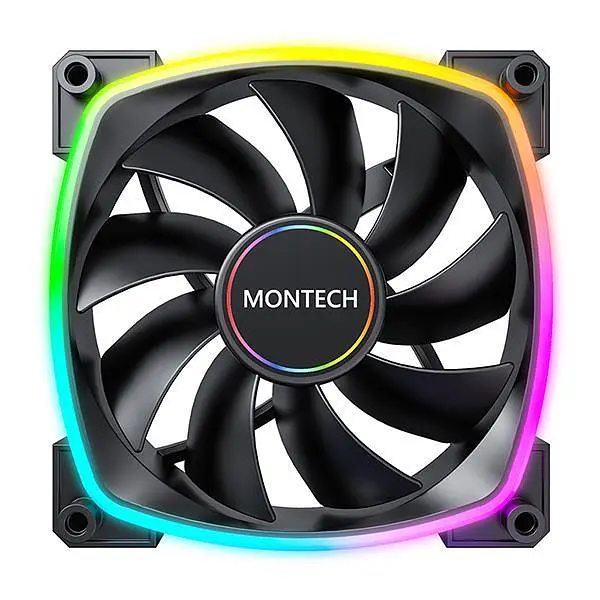 Корпусный вентилятор 140MM AX140 PWM BLACK MONTECH - фото 2