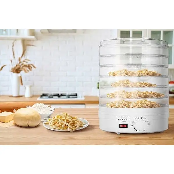 Сушилка дегидратор для мяса и овощей Mozano AGD/SUS/03#BIA 500 Вт сито 28 см до 70 °C - фото 8