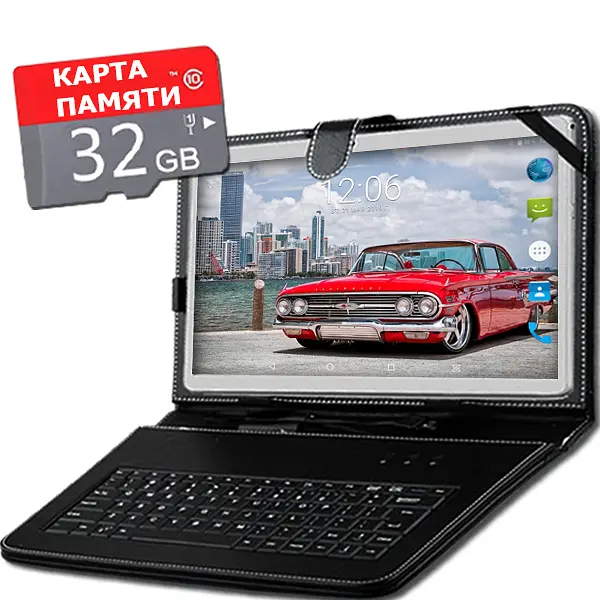 Планшет телефон Hoozo X1001 Full HD 32Gb LTE Silver+ Чохол-клавіатура + Карта пам'яті 32GB - фото 2