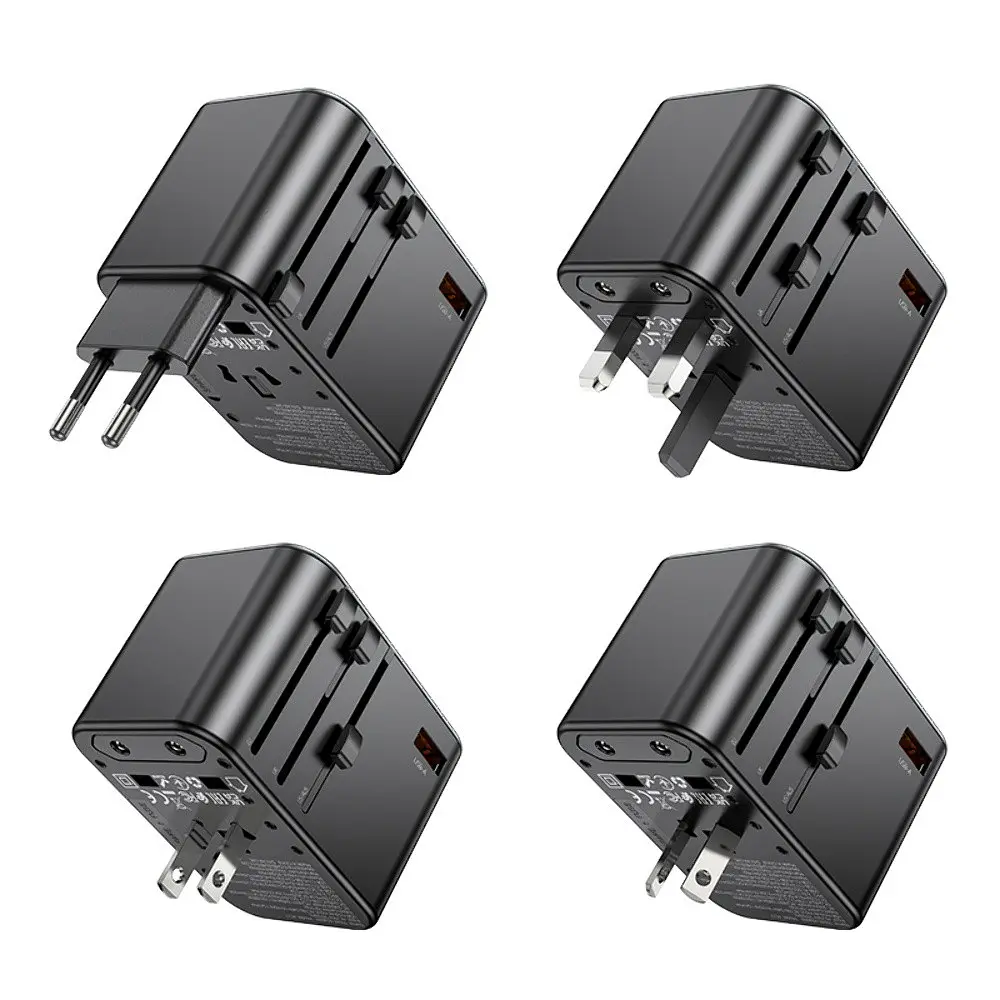 Зарядний пристрій Hoco AC17 USB/2 PD Type-C 65W чорний - фото 7