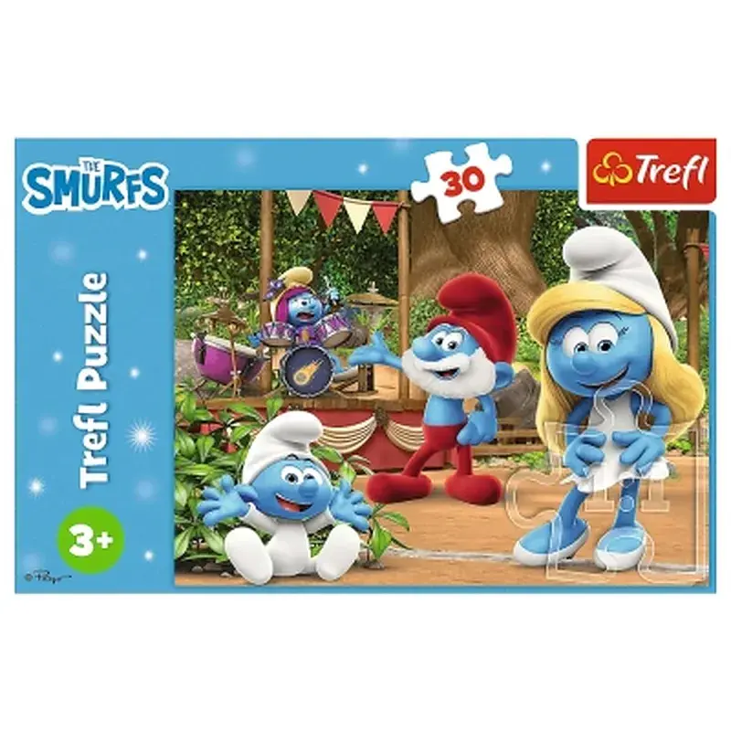 Пазл Trefl The Smurfs Смурфет і Смурфики 30 елементів (5900511183122) - фото 3