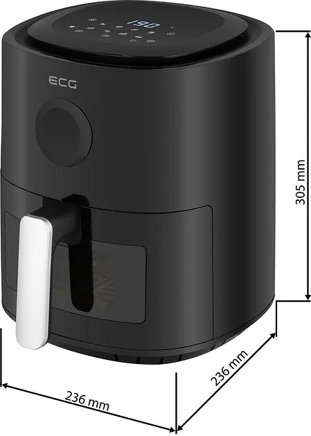 Мультипіч-аерофритюрниця ECG AF 4020 Compact Fry 3,8 л - фото 2