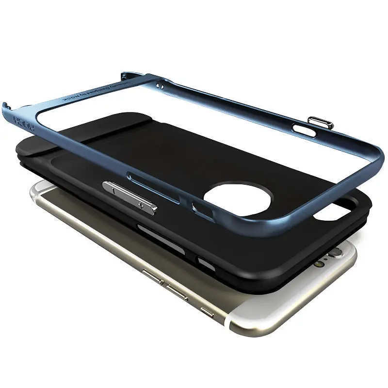 Чехол бампер Rock Royce Series для Apple iPhone 6 Plus / 6S Plus Navy Blue - фото 4