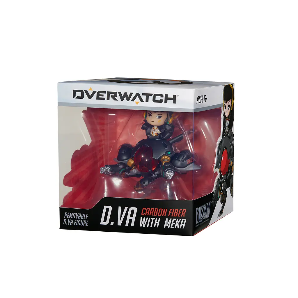 Фигурка Overwatch Vinyl Carbon Fiber D.Va and MEKA Buddy (Blizzard Exclusive) - фото 2
