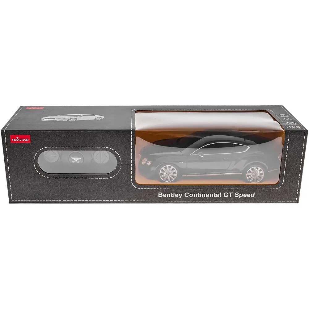 Машинка Rastar Bentley Continental GT Speed 1:24 Чорний - фото 9