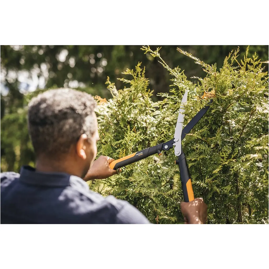 Ножиці для живої огорожі Fiskars PowerGear X HSX92 (1023631) - фото 4