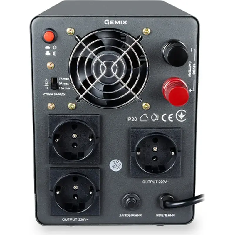 Пристрій безперебійного живлення Gemix PSN-800U (PSN800U) - фото 3