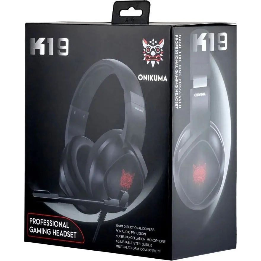 Ігрові навушники Onikuma K19 Professional Gaming Black [113077] - фото 5