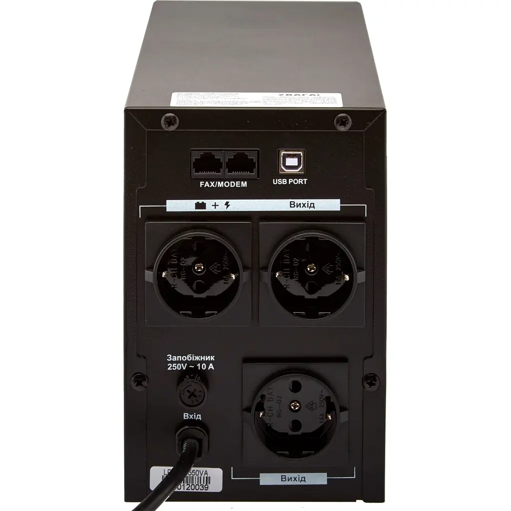 Джерело безперебійного живлення [ДБЖ] LogicPower LPM-UL1250VA [4987] [107261] - фото 4