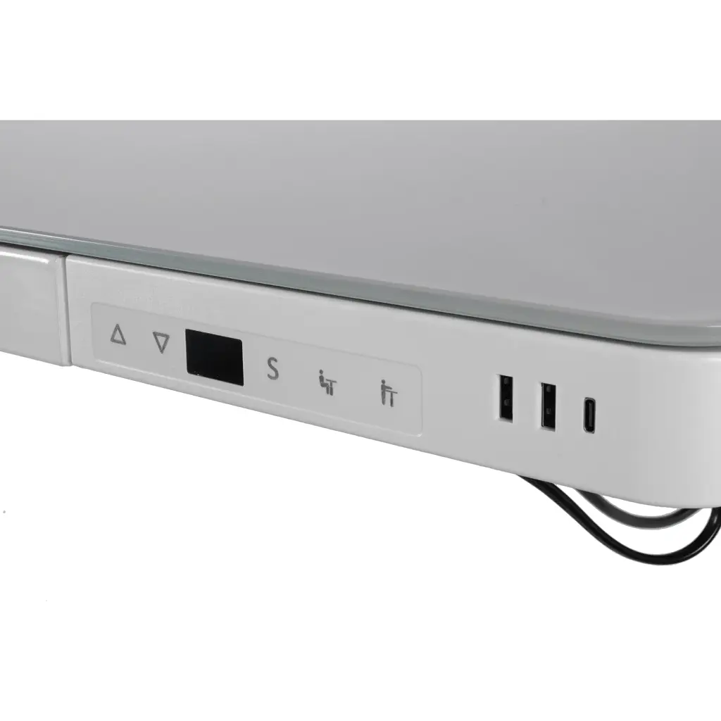 Комп'ютерний ігровий стіл Barsky StandUp White Glass 1200x600 [BST-12] [111786] - фото 17