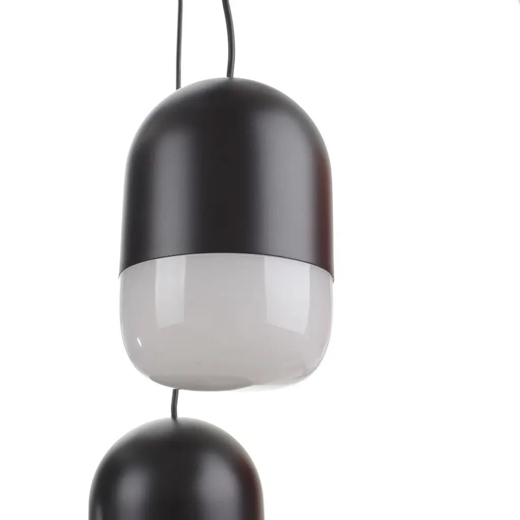 Люстра подвесная Brille в спальню LED 35W NW BK (BR-01 674S/5) - фото 5