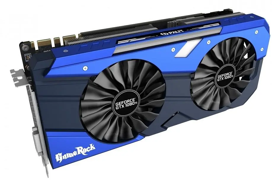 Відеокарта Palit GTX 1080Ti 11Gb GameRock (NEB108TT15LC-1020G) (GDDR5X, 352 bit, PCI-E v3.0) Б/в - фото 3