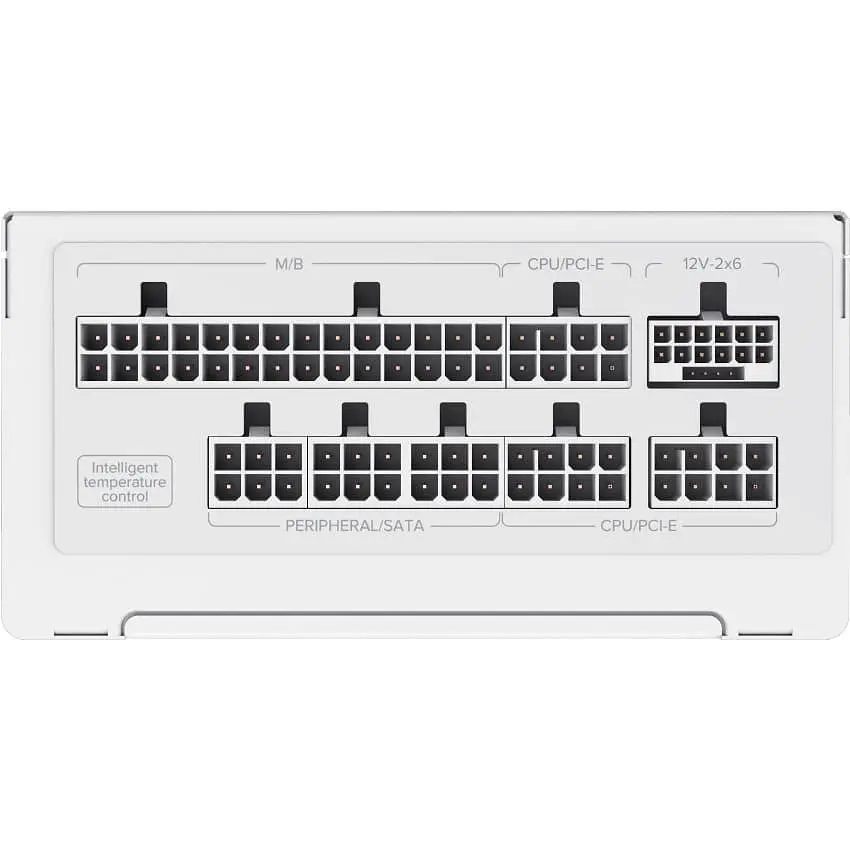 Блок живлення GameMax GS 650G 650W SFX 80+ Gold (GS 650G WH V25) White - фото 4