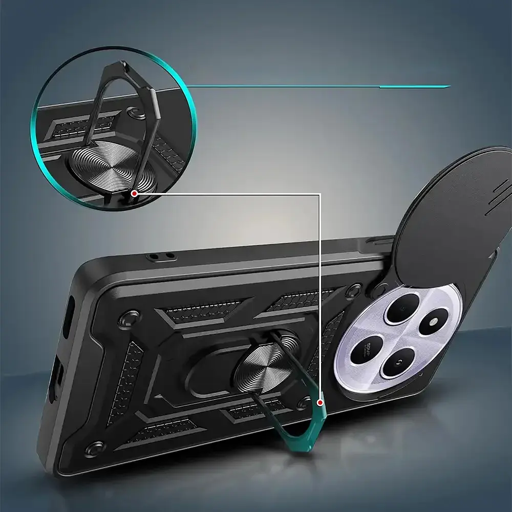 Чохол до мобільного телефона BeCover Military Xiaomi Redmi A4 5G Black (712875) - фото 4