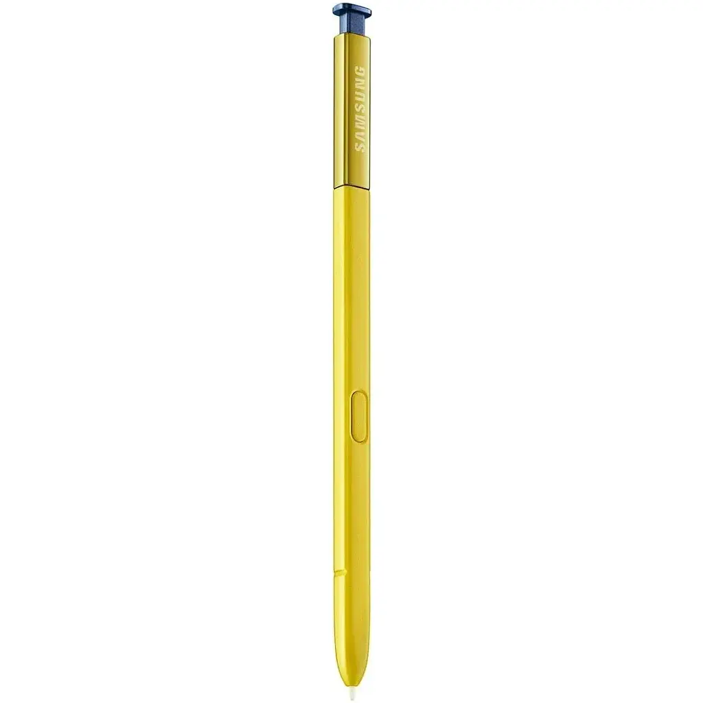 Стилус-ручка Samsung Galaxy Note9 S Pen Ocean Blue оригінал з Bluetooth колір телефону Ocean Blue жовтий стрижень синя кнопка (EJ-PN960BLEGUS) - фото 2