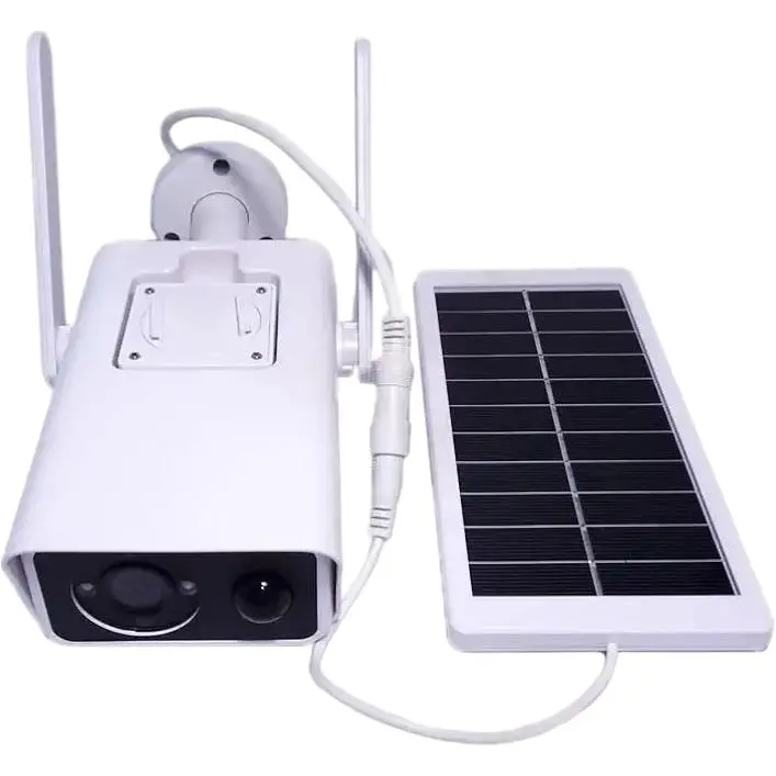 IP камера відеоспостереження RIAS X1 (iCSee APP) Wi-Fi 2MP вулична із сонячною панеллю White (3_02397) - фото 3